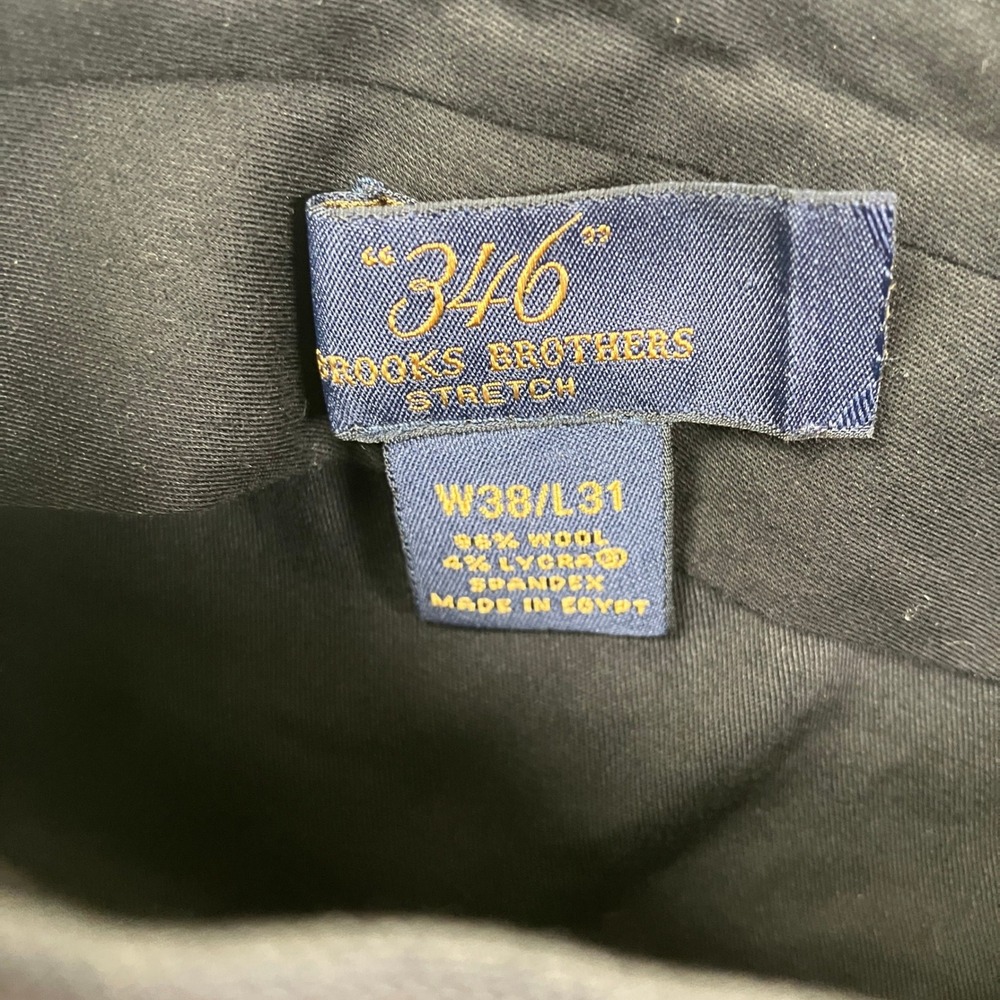 Brooks Brothers 346 Strech Wool Suit‎ Men's 42L 38x30 Gray Pinstripe 3-Button - Picture 16 of 16